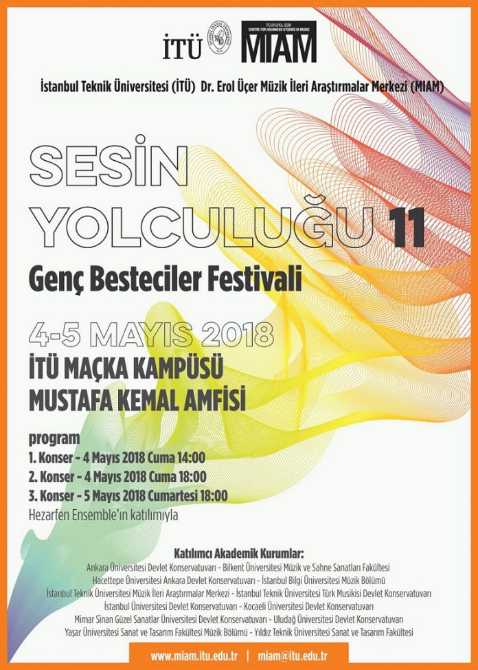 Genç Besteciler Festivali, Sesin Yolculuğu 12 En Son. Genç Besteciler Festivali, Sesin Yolculuğu 12 İTÜ MİAM Concert Konser Çağdaş Composer Composition Besteci Bestesi Eseri